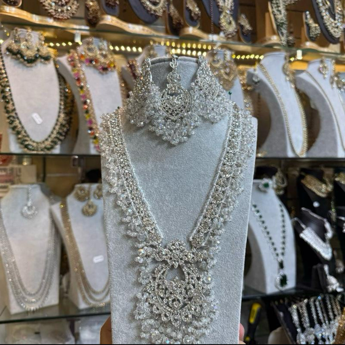 Indian jewellery long necklace